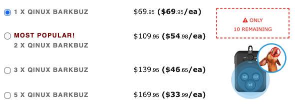 Qinux Barkbuz Prices and Offers